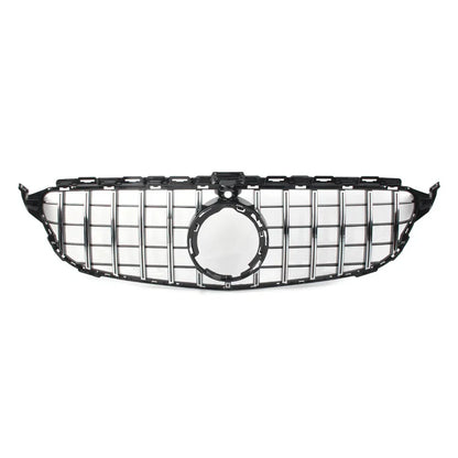 GTR Style Upper Bumper Mesh Grille for Mercedes-Benz C Class W205 C200 (19-23)