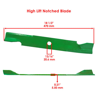 Deck Blade Kit 52 Inch Replacement for Snapper Simplicity Murray (2000–2010)