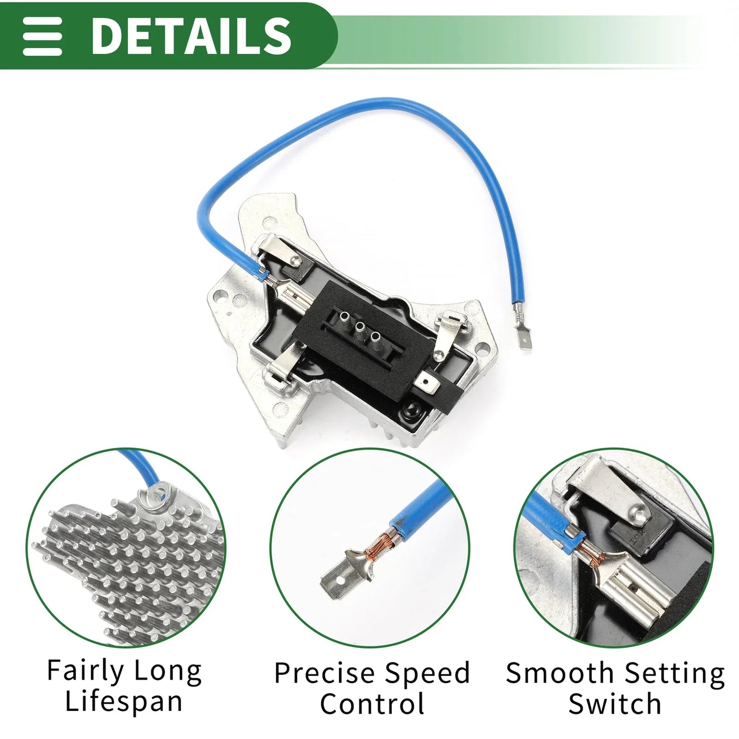 HVAC Blower Motor Resistor for Mercedes-Benz C200 (1994-2000)