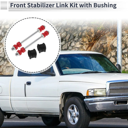 Front Stabilizer Bar Link with 2 x Bushings for Dodge Ram 1500