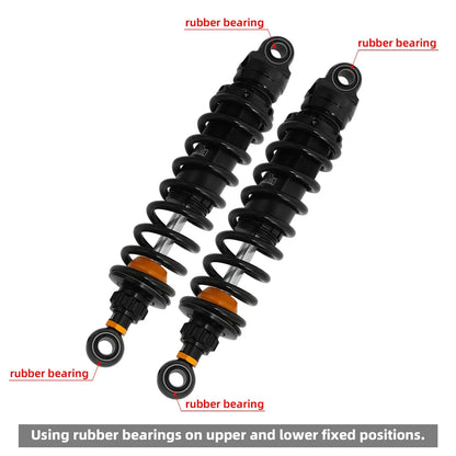 Remote Reservoir Rear Shocks for Harley Road Glide (2014 - 2025)