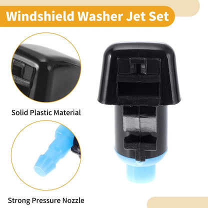Windshield Washer Nozzle Kit for Chevrolet Malibu (2013-2023) with Fluid Hose