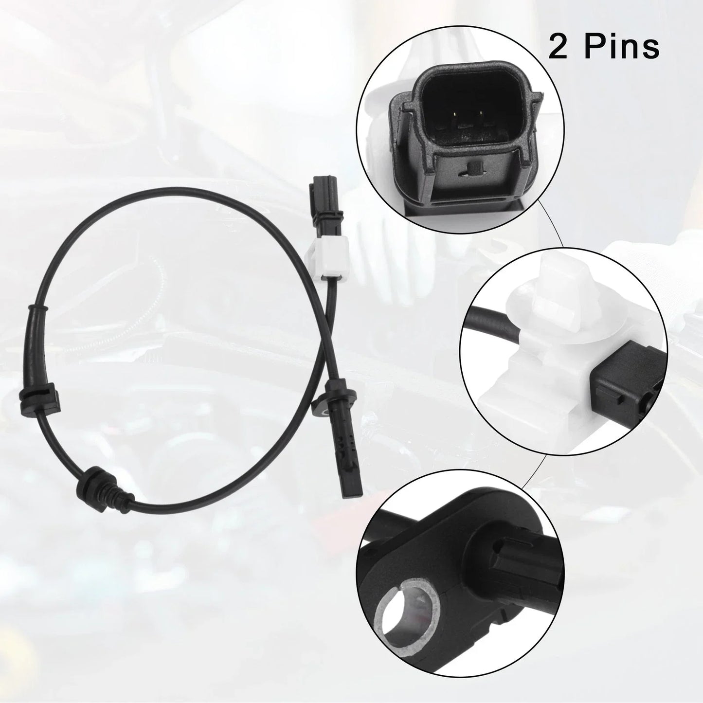 2 x Rear ABS Wheel Speed Sensors for Honda Accord (2013-2017)