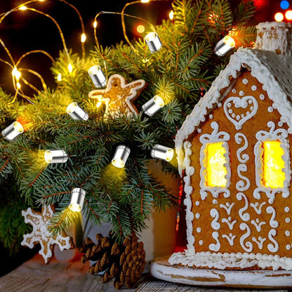 10pcs Micro Mini LED Lights for Dollhouses, DIY Crafts