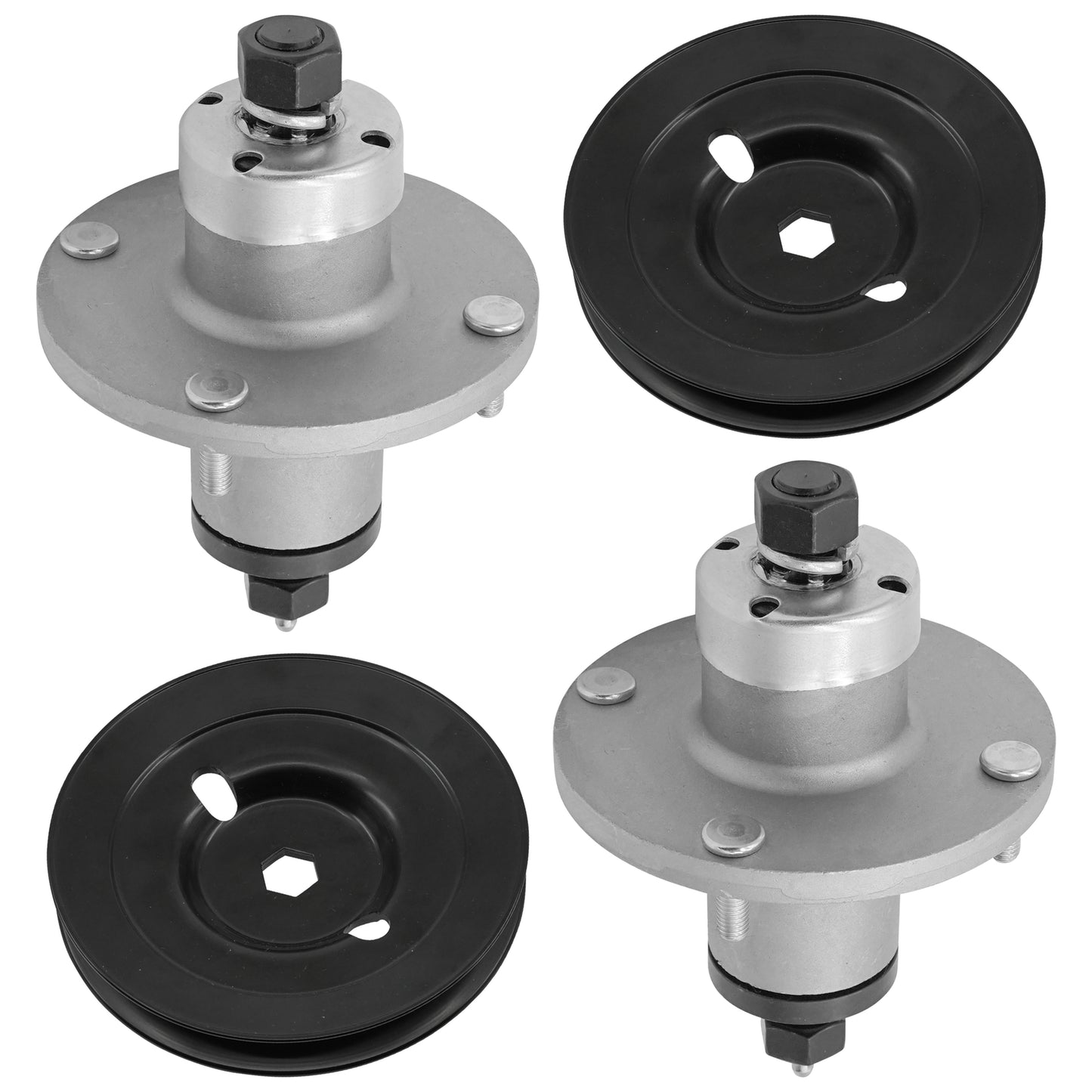 Deck Spindle Pulley Kit for John Deere X324 X330 X340 X350 Z225 (42") (201)