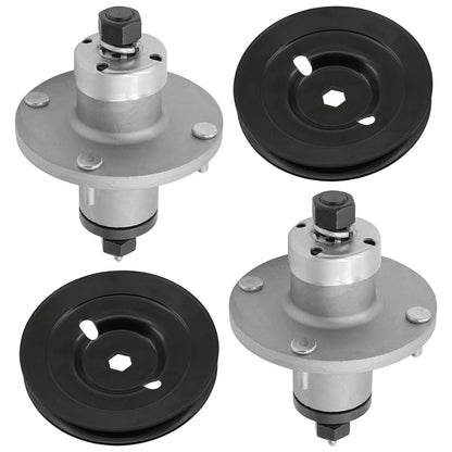 Deck Spindle Pulley Kit for John Deere X324 X330 X340 X350 Z225 (42") (201)