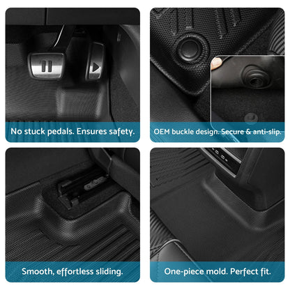 Waterproof Floor Boot Seat Protector Mats for Subaru Forester (2018-2025)