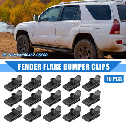 15 x Car Fender Flare Bumper Clips for Lexus GX460 (2010-2023)
