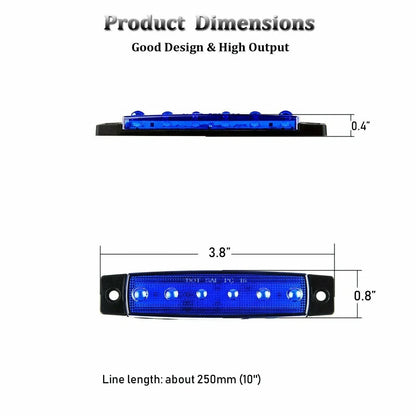 Boat Deck Lights LED Cabin Courtesy Light PC Lens ABS Housing for Marine Boat