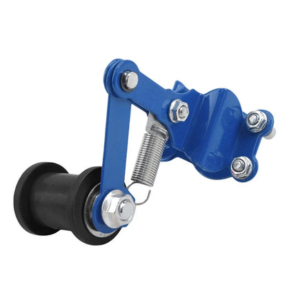 Blue & Black Universal Bolt On Chain Tensioner Roller Adjuster for ATV Dirt Bike