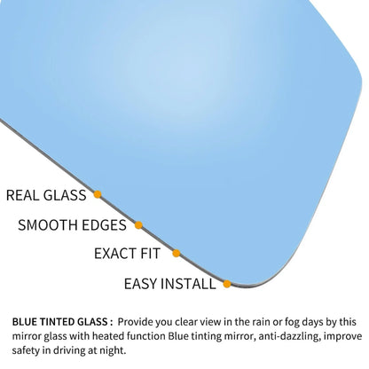 Heated Right Rearview Mirror Glass for Mercedes-Benz S430 (2000-2003)