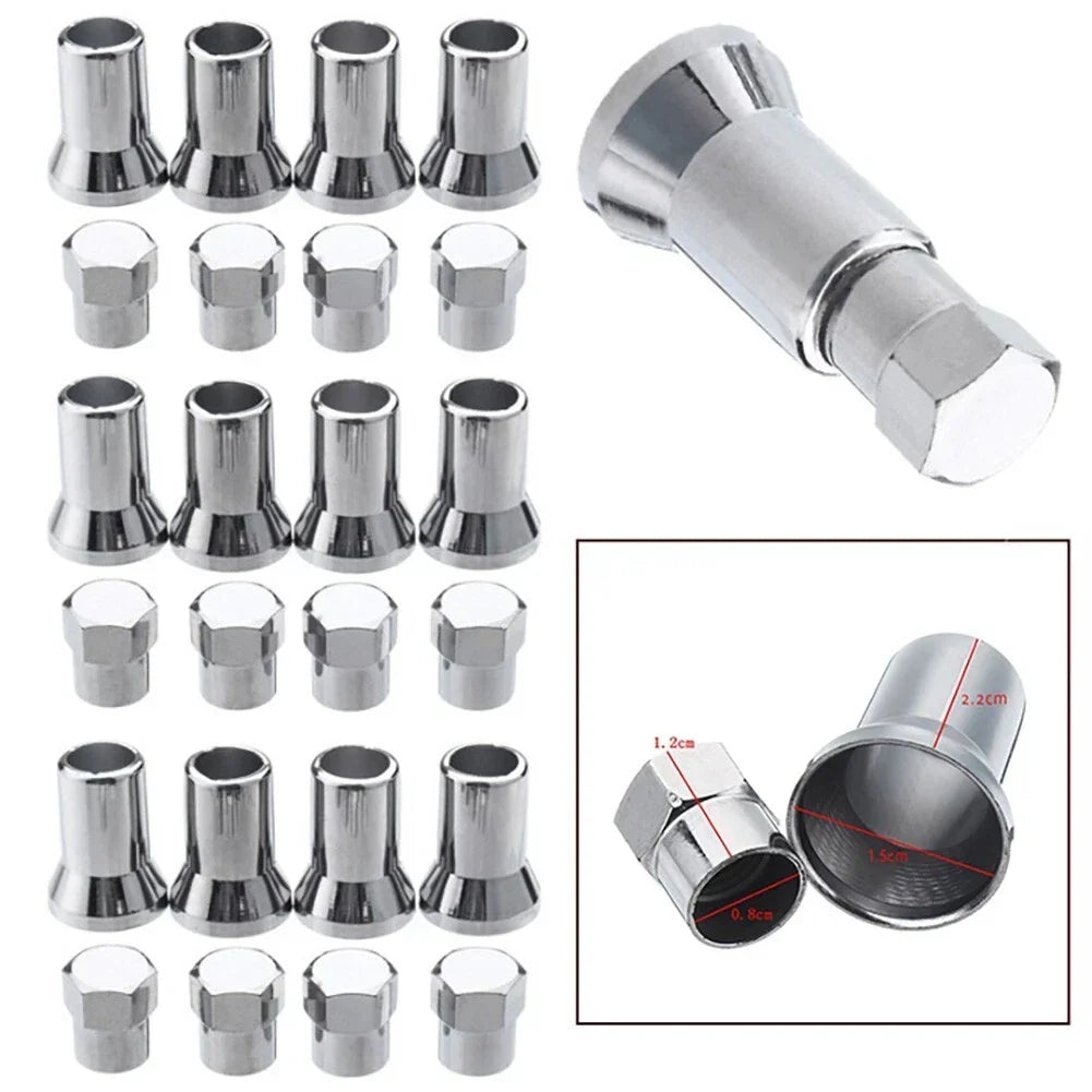 Hex Valve Stem w/Sleeve Covers for Auto Car Truck
