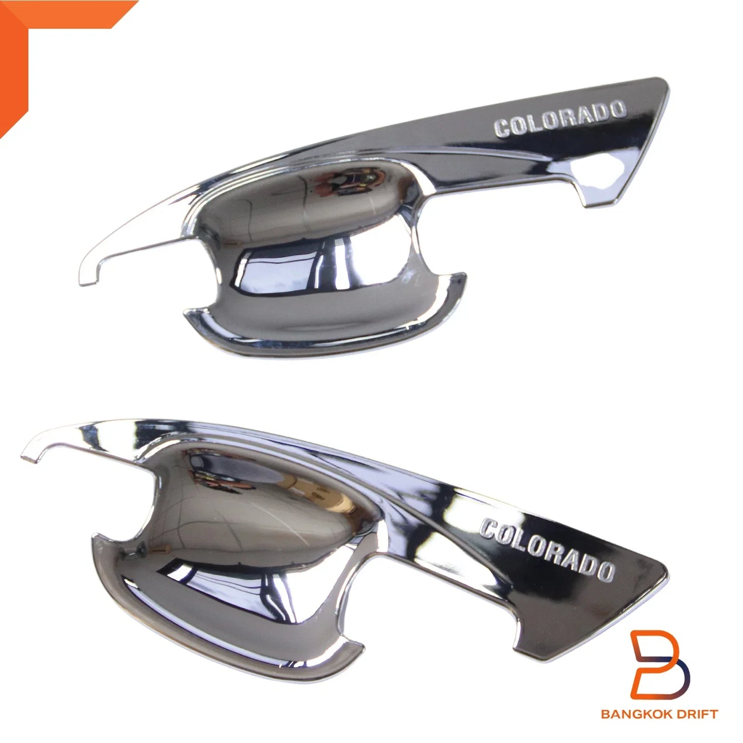 Chrome Door Handle Cover Insert Bowl Trim for Chevy Colorado Z71 (2012-2019)