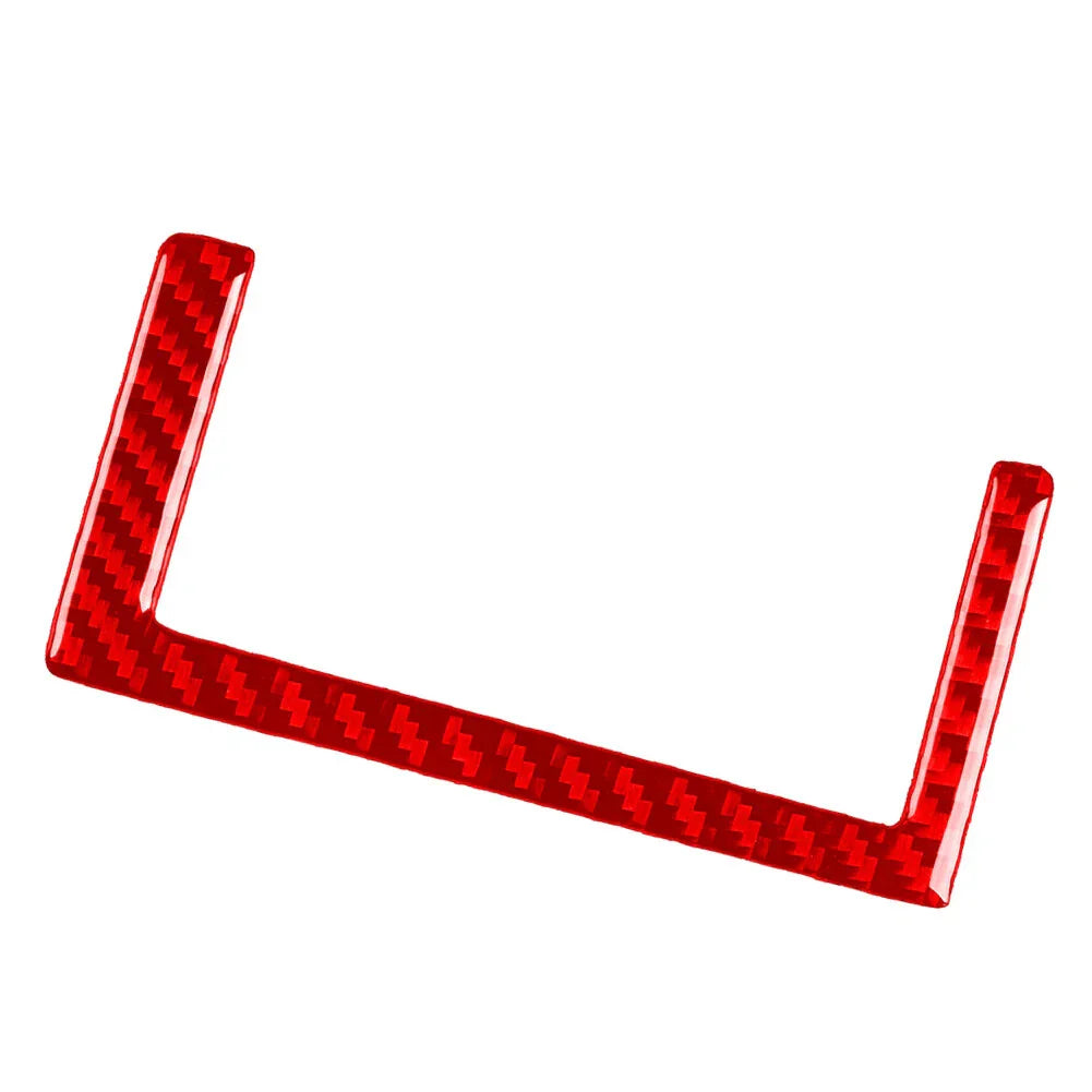 Red Gear Shift Panel Storage Box Cover Trim for BMW 3 Series (1991-1999)
