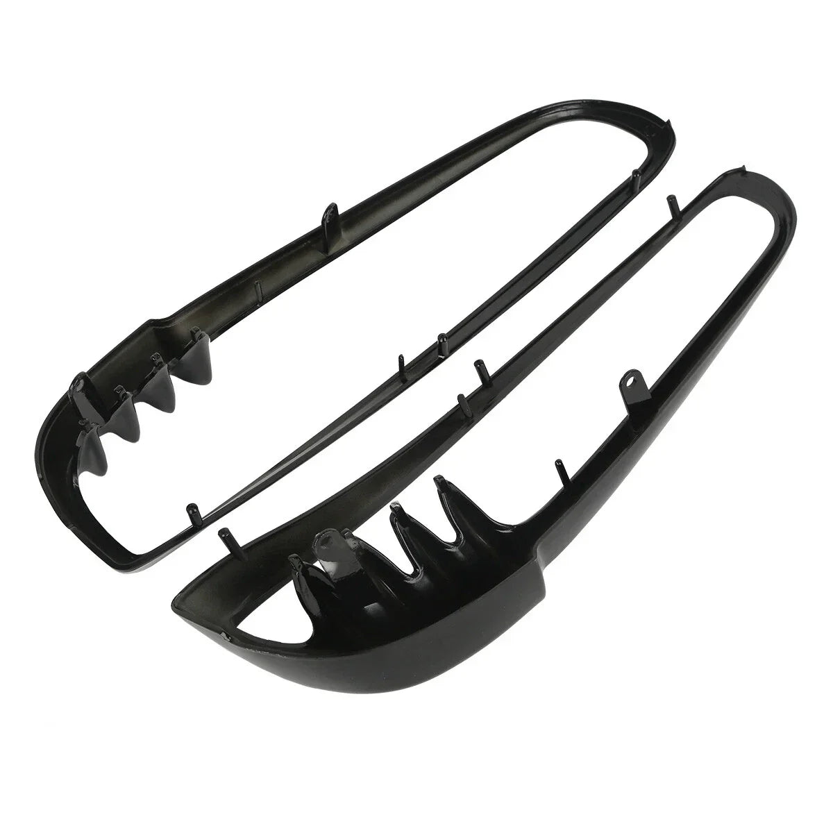 Black Radiator Trim Bezels for Harley V-Rod VRSCA VRSCB (2001-2010)
