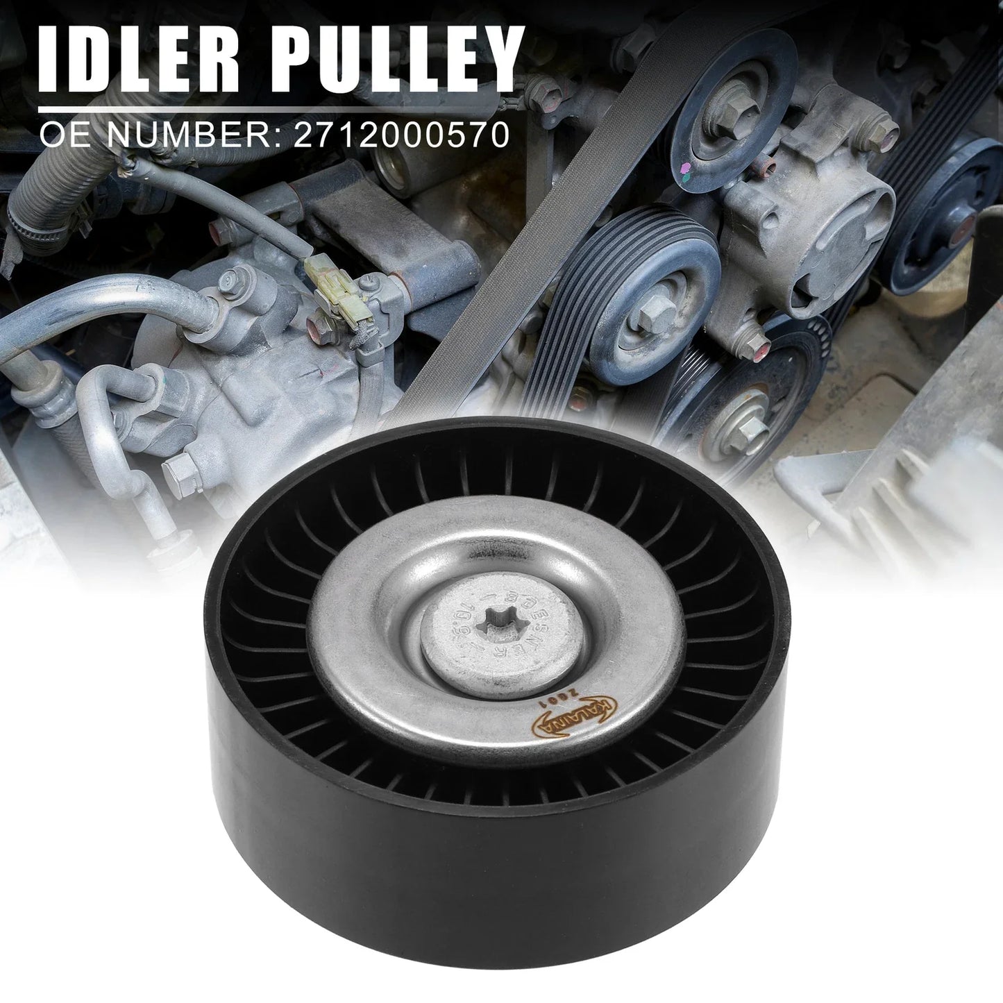 Drive Belt Idler Pulley for Mercedes-Benz C 230 (2003-2007)