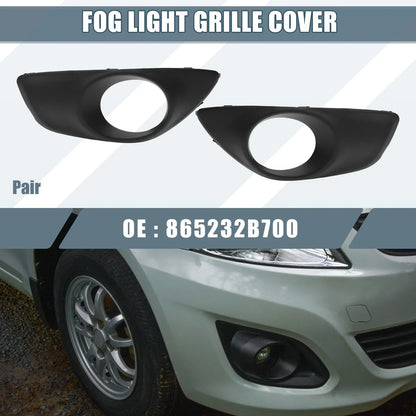 Front Left Right Fog Light Grille Cover for Hyundai Santa Fe (2010-2012) 2 x