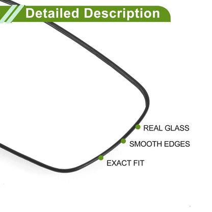 Right Side Mirror Glass Replacement for Hyundai Sonata (2011-2014)