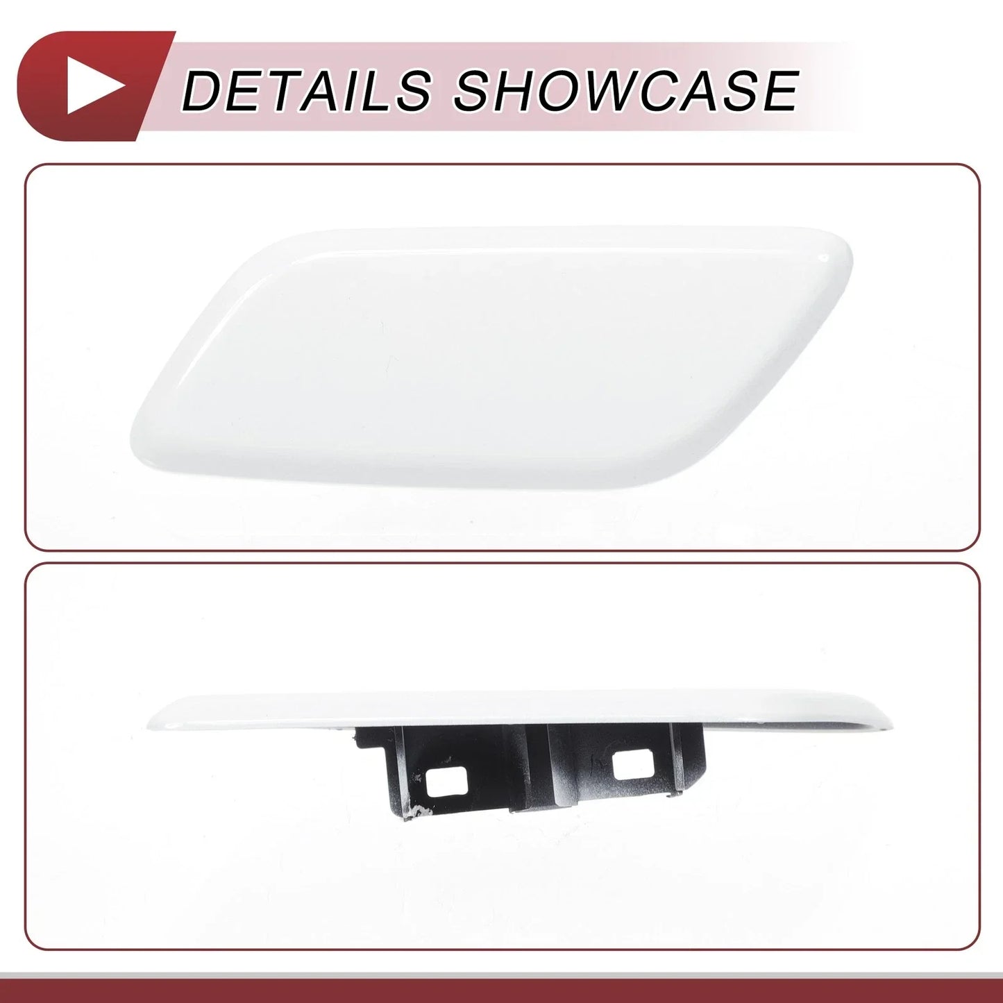 Front Left Washer Nozzle Cover for Lexus LX570 (2013-2015) - White 1 x Cap