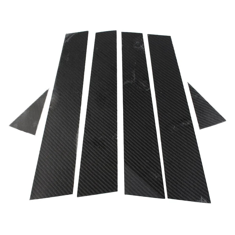 6 x Exterior Door Window B Pillar Post Cover Trim for Audi A3 (2014-2018)