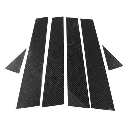 6 x Exterior Door Window B Pillar Post Cover Trim for Audi A3 (2014-2018)