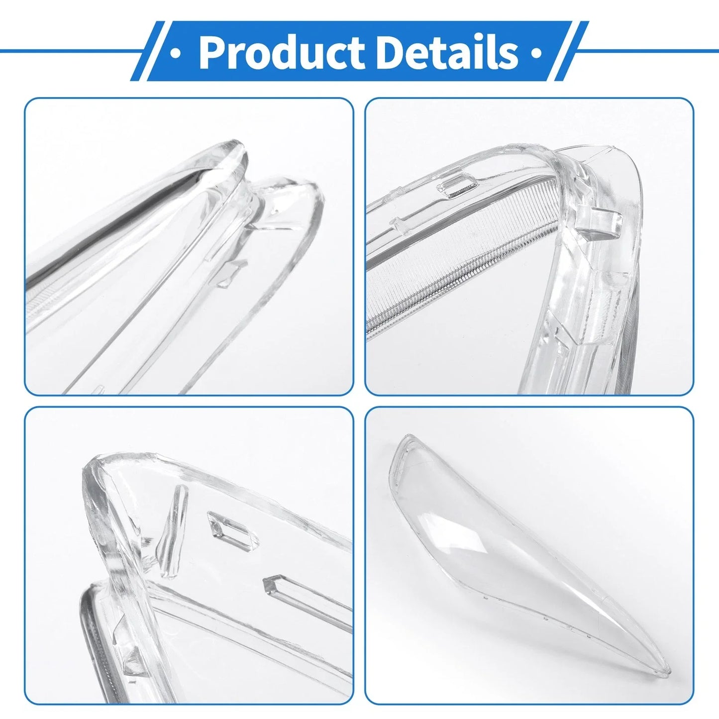 Car Front Left Headlight Lens Cover for Hyundai Elantra (2011-2016)