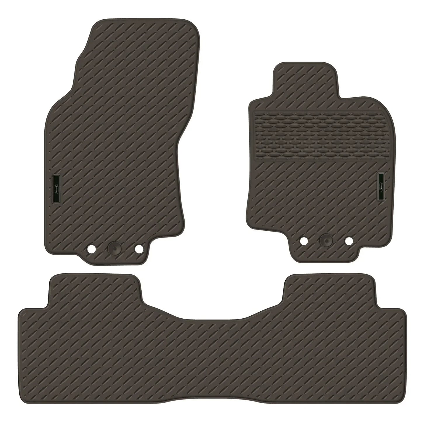 Full Set Custom Fit Moulded Rubber Floor Mats for Nissan X-Trail T32 2014-2020