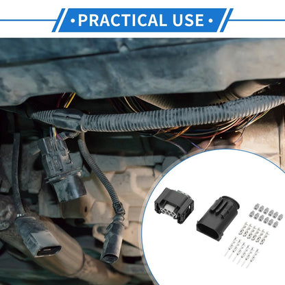 6 Pin Throttle Connector Plug for Mercedes-Benz & BMW - 2 x Black Connectors