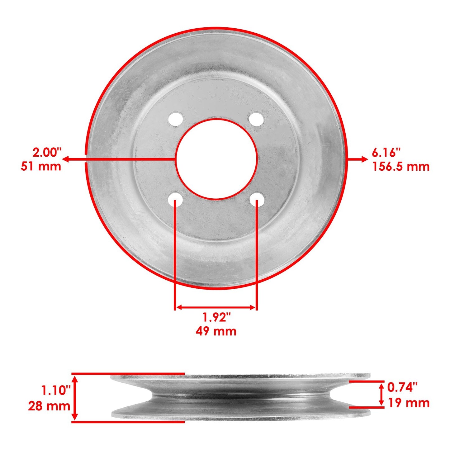 Deck Spindle Blade Kit for John Deere Z510 Z710 Z7810 (2005–2019)