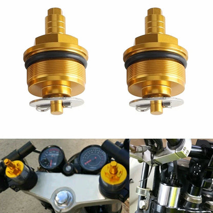 Gold Front Fork Shock Absorber Bolts for Suzuki GSX250R (2018-2023)