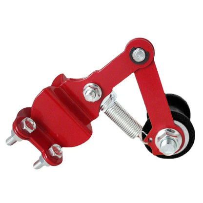 Red & Black Universal Bolt On Chain Tensioner Roller Adjuster for ATV Dirt Bike