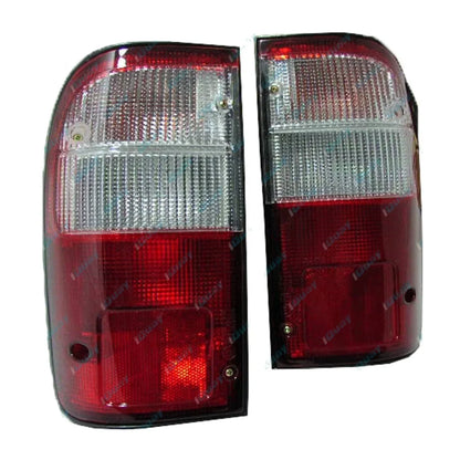 LH+RH Clear Tail Lights Pair for Toyota Hilux Ute 1997-2005 Left Right L+R Set
