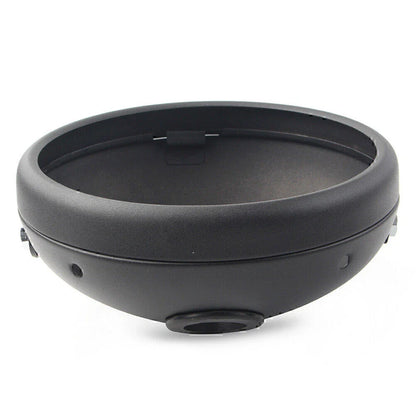 7-Inch Matte Black LED Headlight Shell for Harley