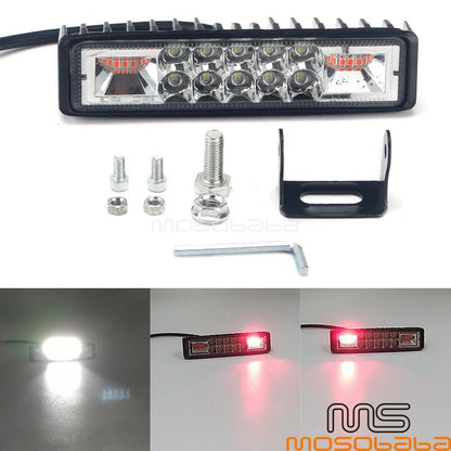 6'' LED Work Light Bar Fog Spot Flood Lights for Harley Dyna (2006-2023)