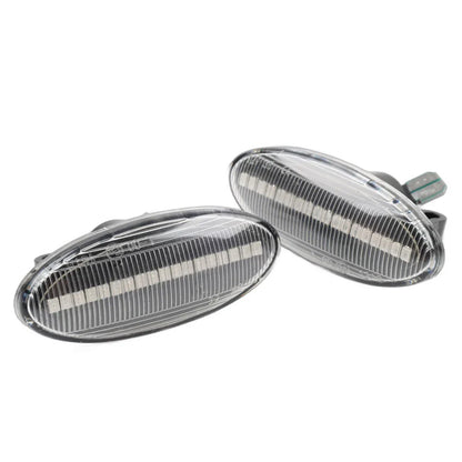 Dynamic Clear LED Side Marker Turn Signal Light for Nissan Qashqai Juke X-Trail