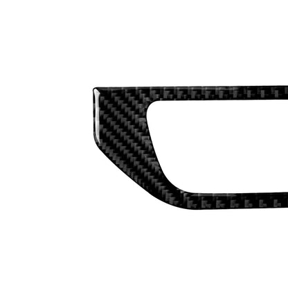 Carbon Fiber Headlight Switch Panel Cover Trim for Audi A4 B9 S4 RS4 A5 (2016-2023)