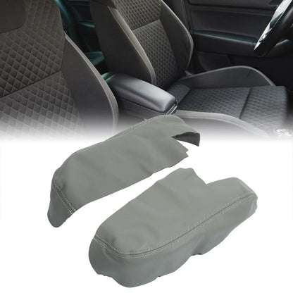 Front Door Armrest Cover Pads for Honda Ridgeline (2006-2014) - Gray - 2 x