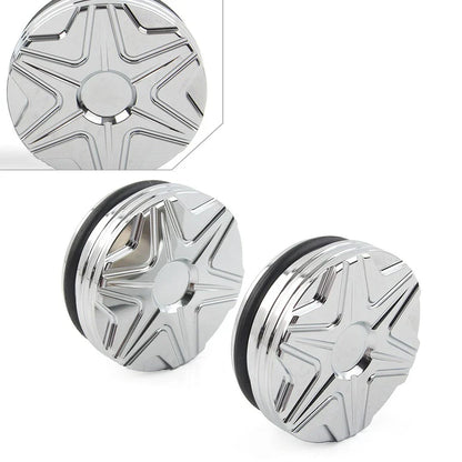 CNC Swingarm Pivot Bolt Covers for Harley V-Rod 2006-2017 ( Covers)