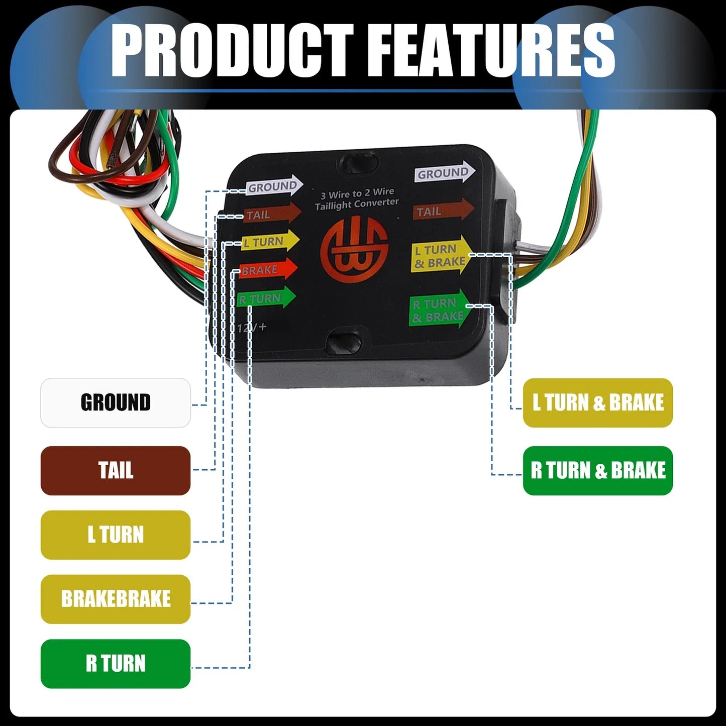 4-Pin Trailer Wiring Harness Kit for Hyundai Tucson (2010-2018)