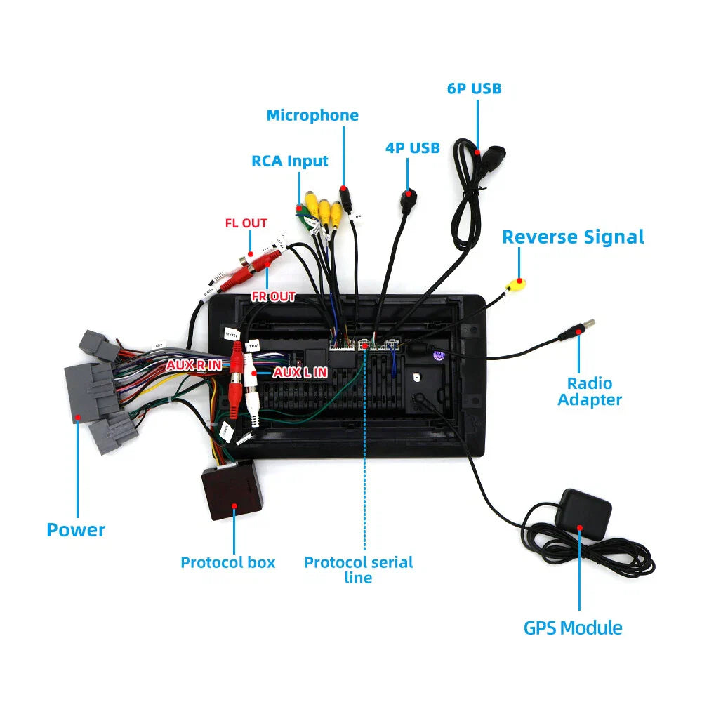 10.1'' Carplay GPS Navigation Stereo for 2004-2008 Ford F150