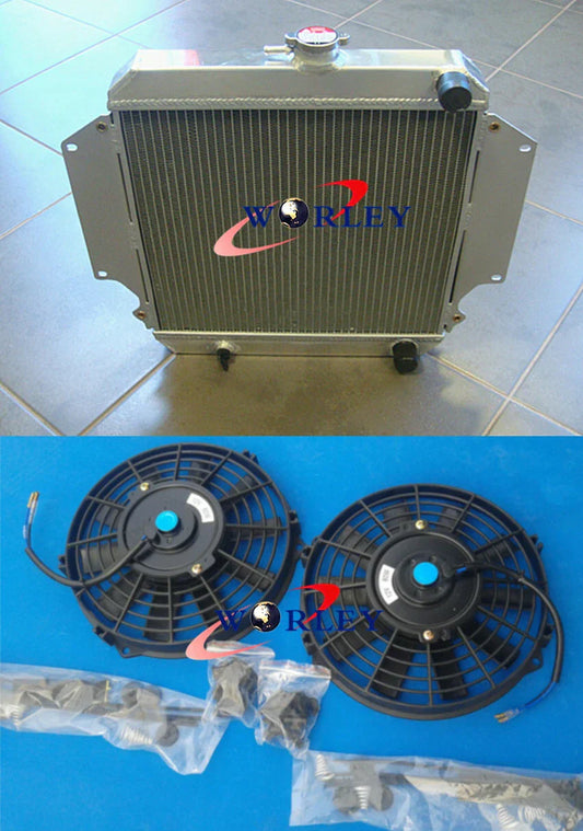 Aluminum Radiator & Fans for Suzuki Sierra SJ410/SJ413 (1981-1996)