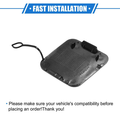 Front Bumper Tow Hook Cover for Mercedes-Benz S Class (2010-2013) Black