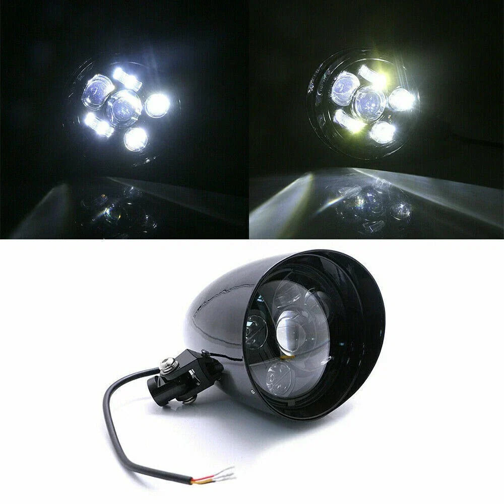 6" 12V LED Bullet Headlight for Harley 883 1200XL