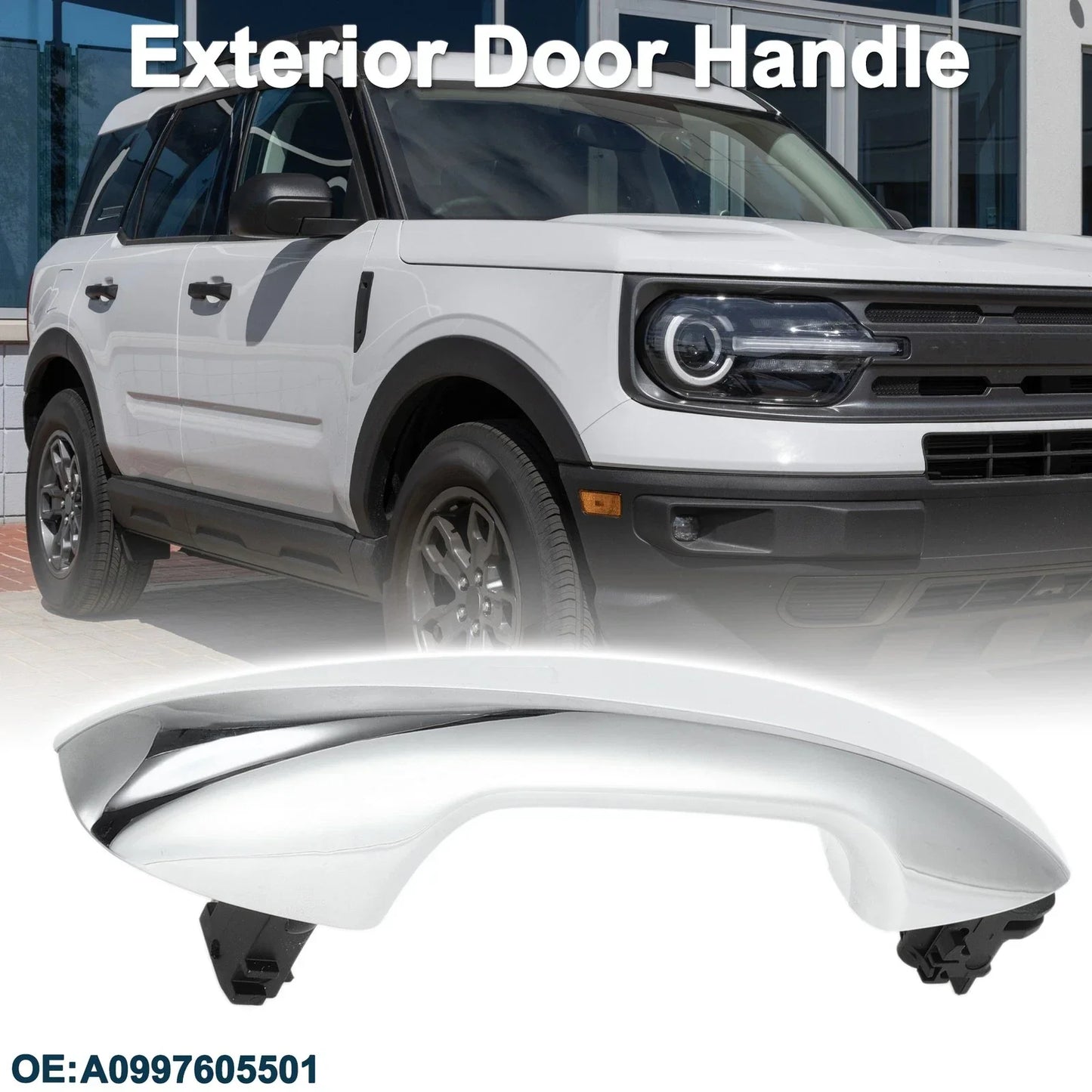 Exterior Door Handle for Mercedes-Benz W205 (2015-2023) Black White