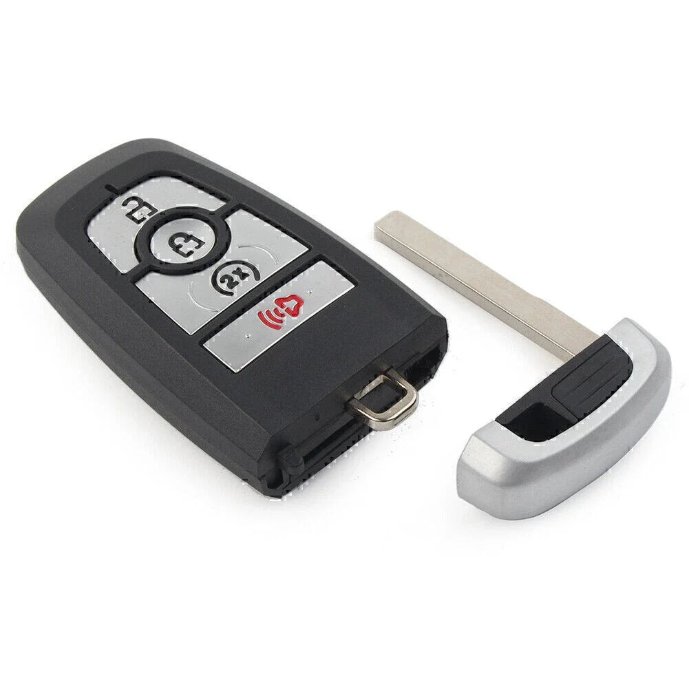Replacement Remote Key Shell Fob 4 Button for Ford Edge (2017-2020)