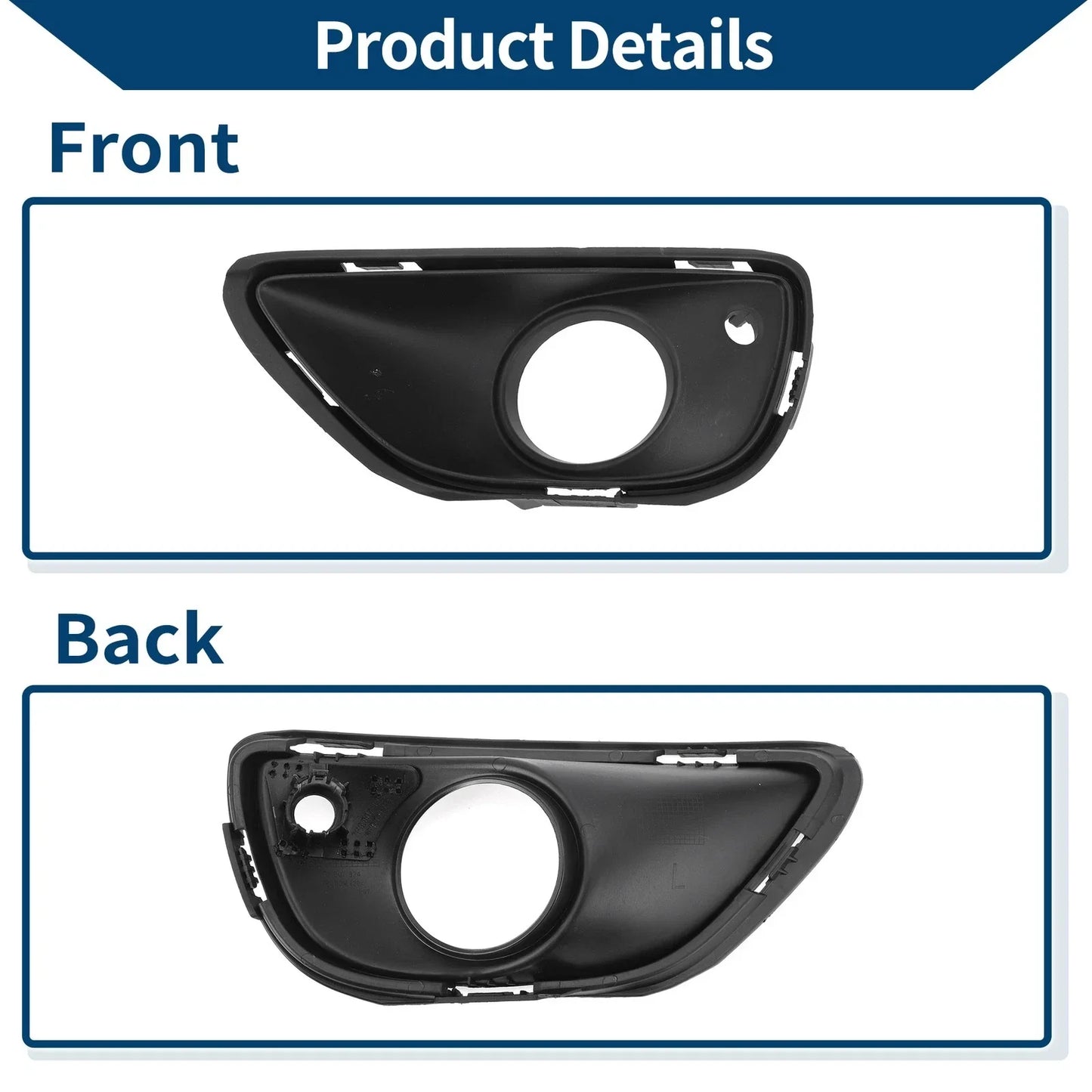 Front Left Fog Light Grill for Porsche Cayenne (2011-2018)