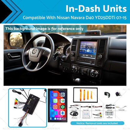 7" In-Dash GPS Radio Stereo for Nissan Navara D40 (2007-2015)