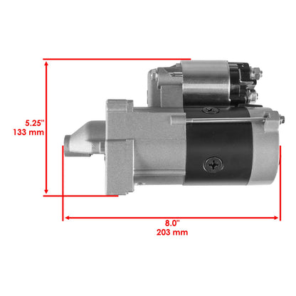 Caltric Starter Motor Replacement for Briggs & Stratton 49V677 (CW) (New)