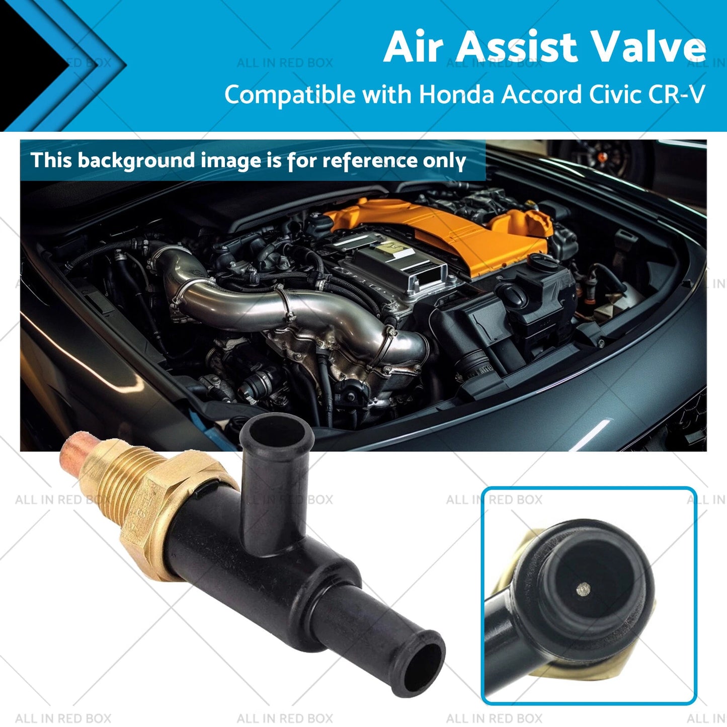 Air Assist Valve for Honda Accord, Civic, CR-V (2001-2023)