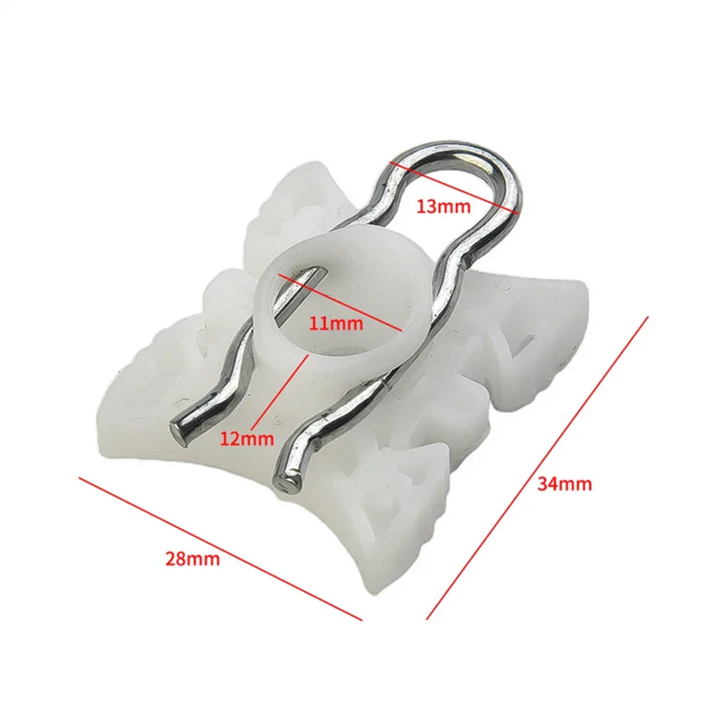 4 Pcs Window Regulator Sliding Pivot Clips for BMW E32 E34 E36 E92 E93 (1982-2013)